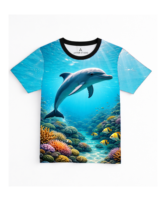 Dolphin Dive | Ocean Theme Tee