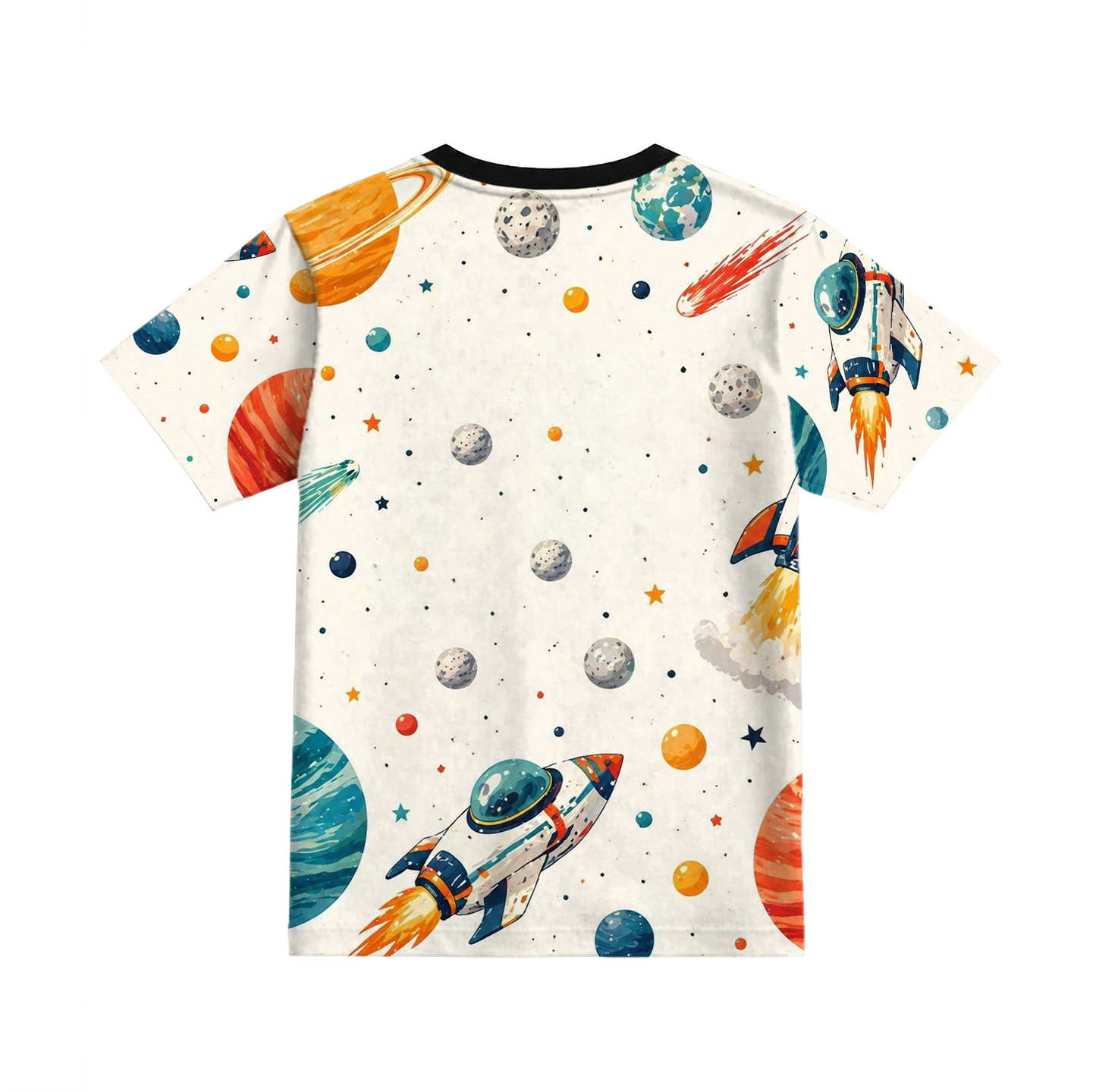 Astro Float| Astronaut Rocket Graphic printed Tee