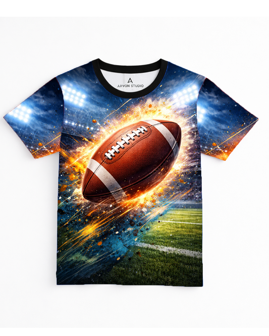 Rugby Rush | Rugby Ball Printed Tee
