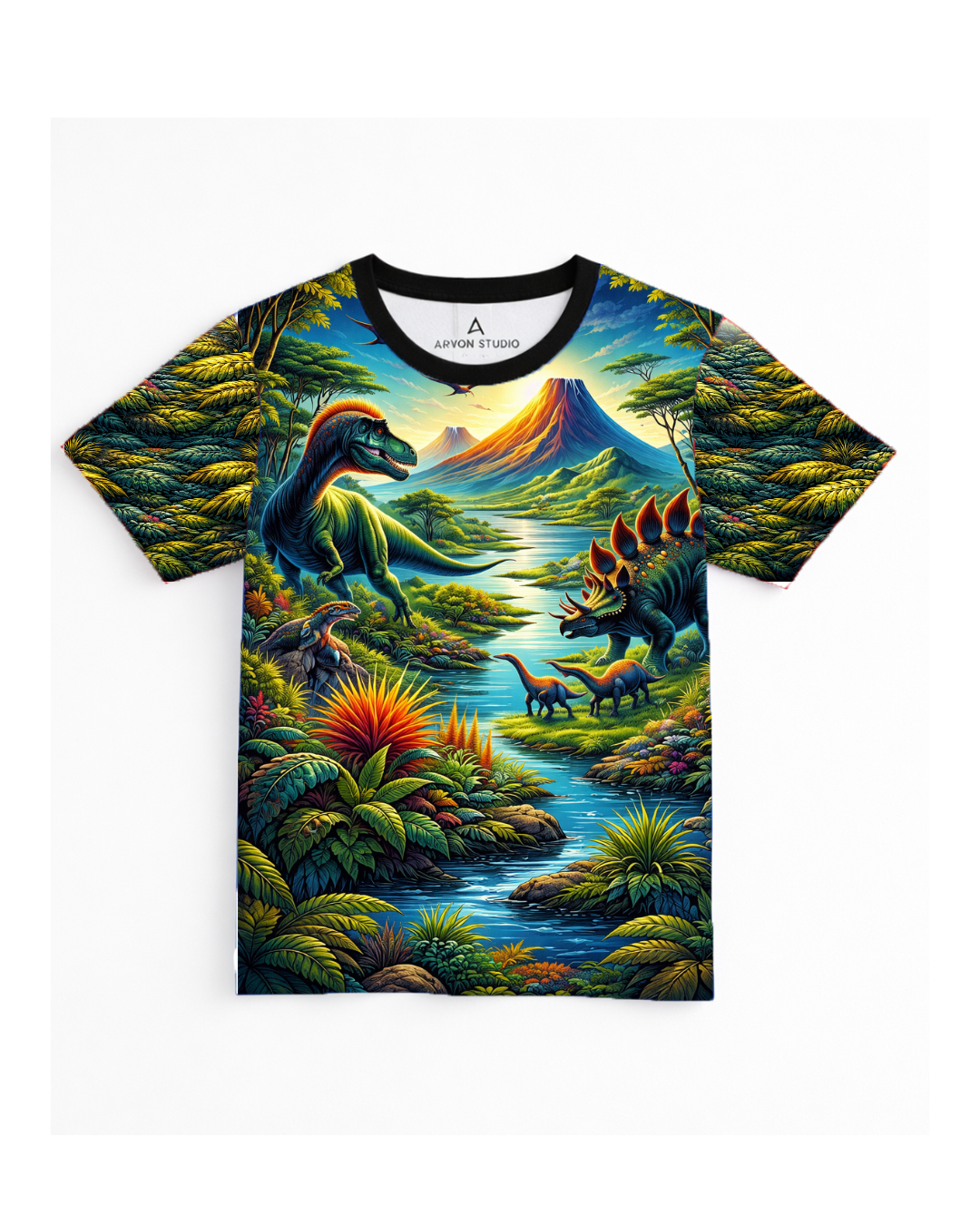 Wild Splash | Multi Color Graphic Printed Unisex T-shirt