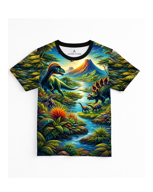 Wild Splash |  Multi Color Graphic Printed Tee