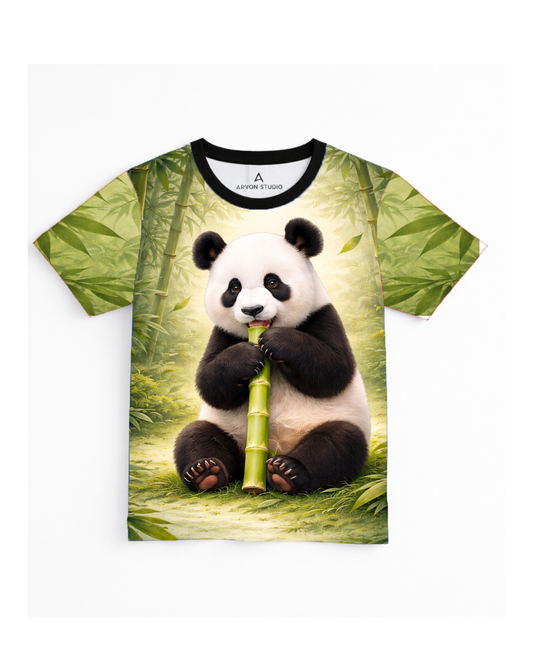 Panda Pop | Cute Animal Printed Tee