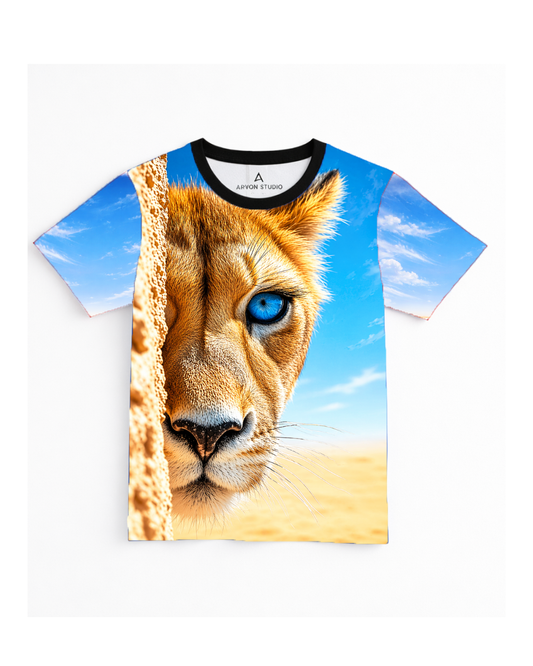 Little Lion King | Animal Graphic Printed Tee