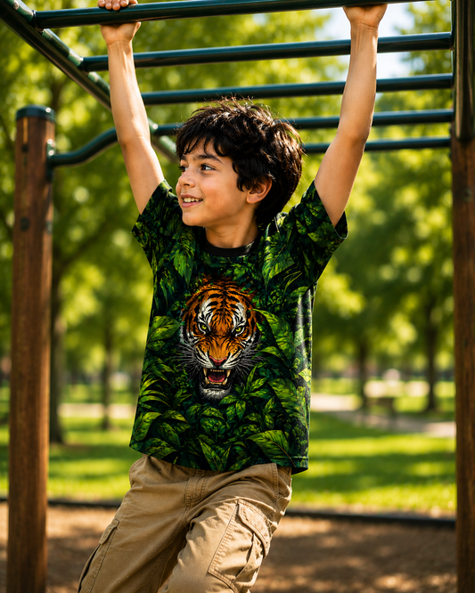 Jungle Strike| Jungle Animal Graphic Printed Tee