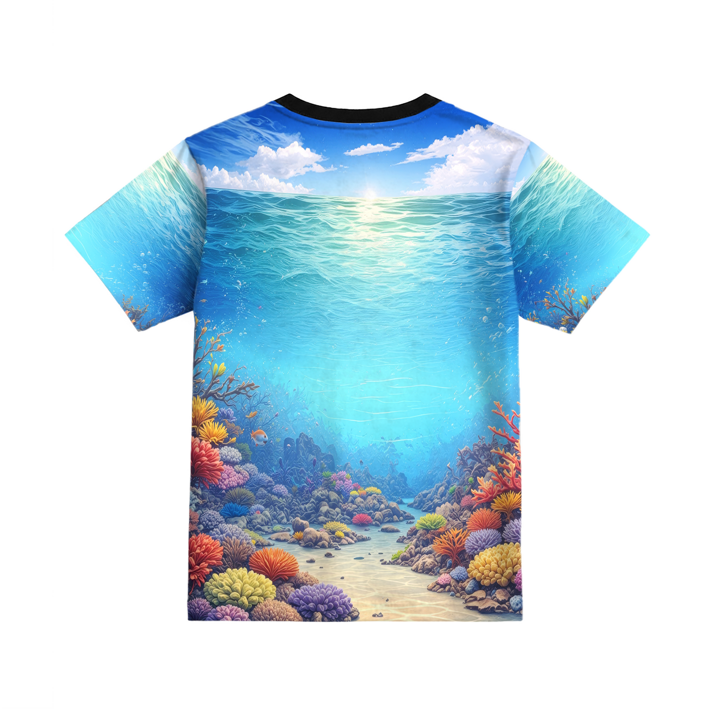 Sky Reef | Colorful Underwater Graphic Printed T-shirt