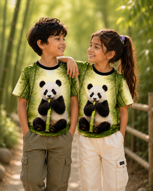 Panda Pop | Cute Animal Printed Tee