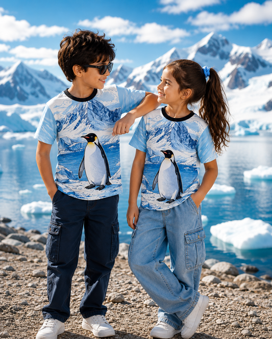 Polar Penguin | Cool Animal Graphic printed Tee